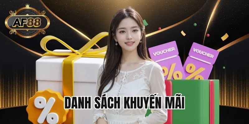 Tổng hợp khuyến mãi AF88 mới nhất